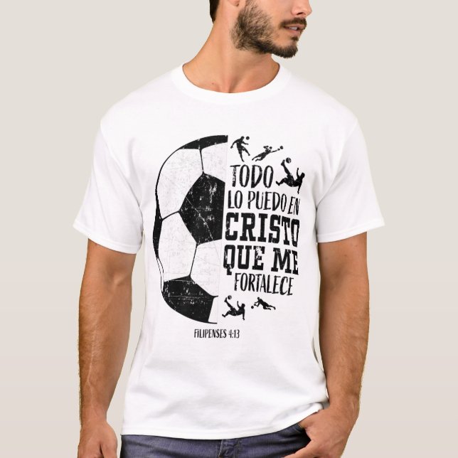 Futbol Filipenses 413 Männer Christlich T-Shirt (Vorderseite)