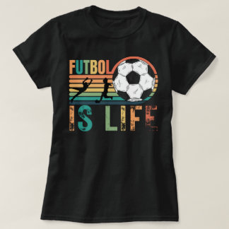 Futbol IS Life, Women's Soccer Mama T-Shirt