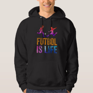 Futbol ist das T-Shirt der Fußball-Fußball-Farbe Hoodie