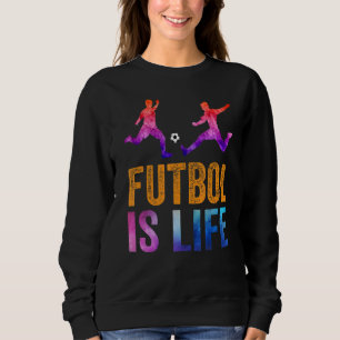 Futbol ist das T-Shirt der Fußball-Fußball-Farbe Sweatshirt
