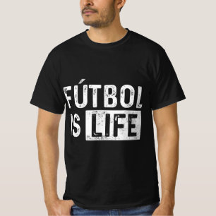 Futbol ist Lebensfußball Lover Fußball Spaß  T-Shirt