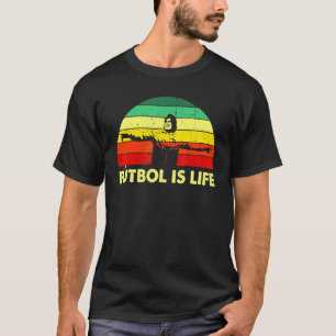 Futbol ist Life Soccer Team Ball Fan Goals Vintag T-Shirt