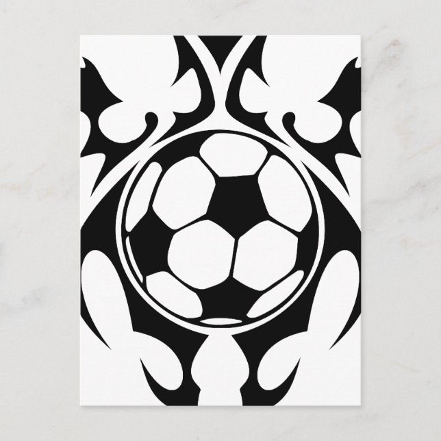 Futbol. Stamm. Postkarte (Vorderseite)