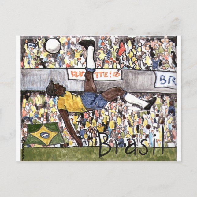 Futebol do Brasil Postkarte (Vorderseite)