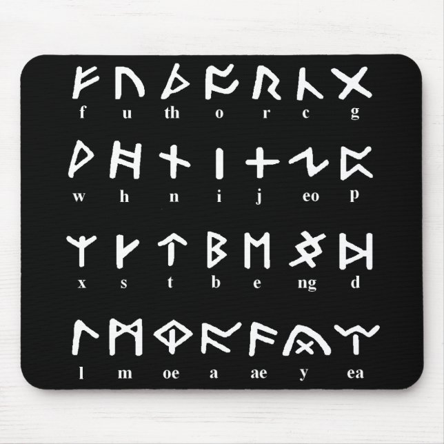 Futhorc Mousepad (Vorne)
