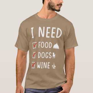 Futter Hunde Weinfreunde T-Shirt