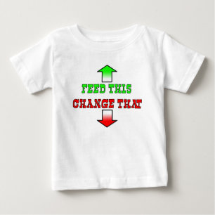Füttere dieses lustige Baby T-Shirt Humor