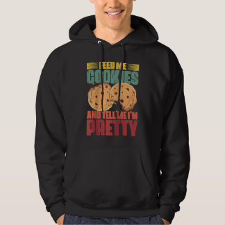 Füttere mich mit Keksen Retro-Keks-Esser Für einen Hoodie