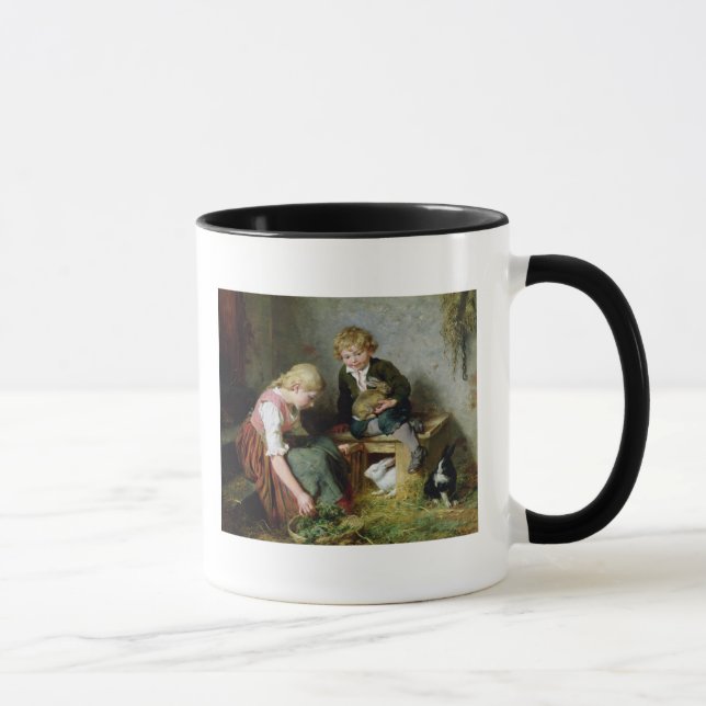 Füttern der Kaninchen Tasse (Rechts)