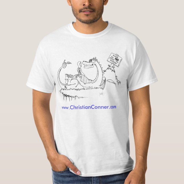 Füttern Sie das Drache-Shirt T-Shirt (Vorderseite)