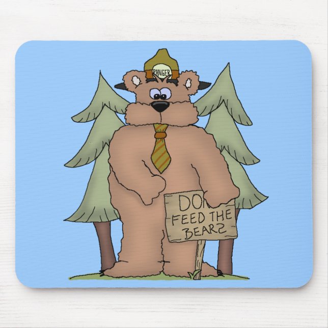 Füttern Sie die Bären Mousepad (Vorne)