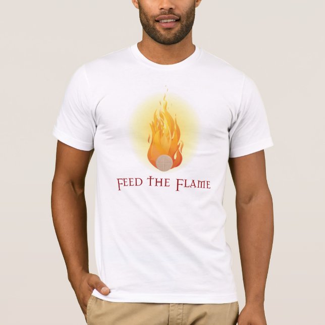 Füttern Sie die Flamme T-Shirt (Vorderseite)