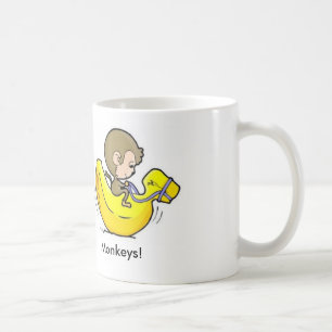 Füttern Sie Ihre Affen! Tasse