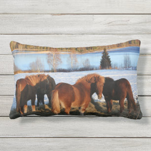 Füttern von Zeit Kissen Für Draußen