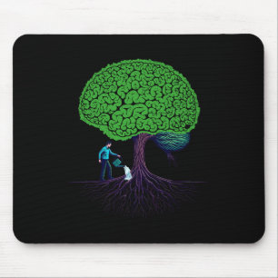 Fütternd Bewusstsein für psychische Gesundheit Vor Mousepad