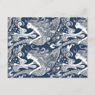 Fütternd Fisch Postkarte