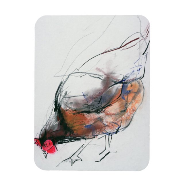 Fütternd Hen Trasierra 1998 Magnet (Vertikal)