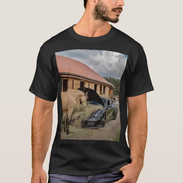Fütternd Horsepower T-Shirt (Vorderseite)