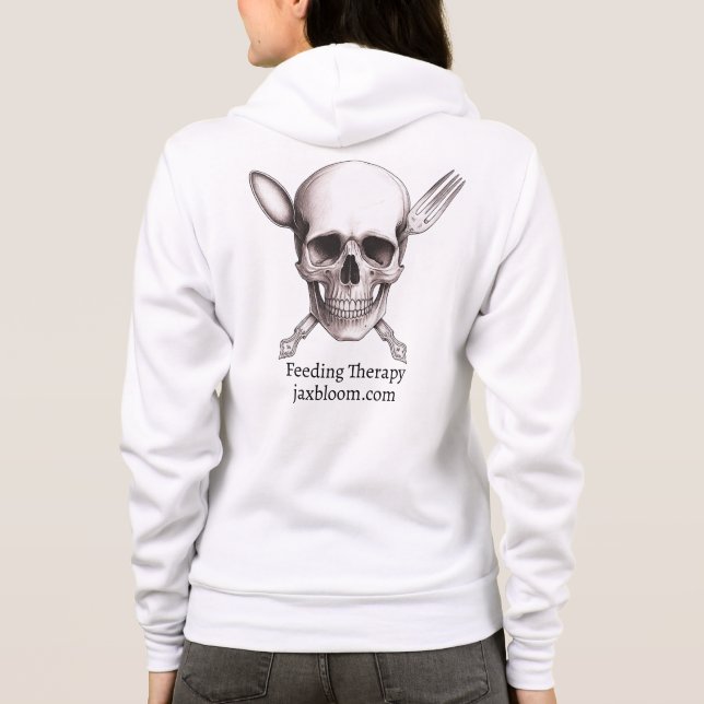 Fütternd Skull-Therapie Hoodie (Rückseite)