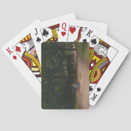 Fütternd Vögel im Park (von Paul Peel) Spielkarten