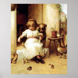 "Fütternd Zeit" Poster