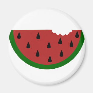 Futterschnitzel, gesteppt, Wassermelone Magnet