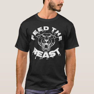 Füttre Beast Lion Tiger Roaring Inspiration T-Shirt
