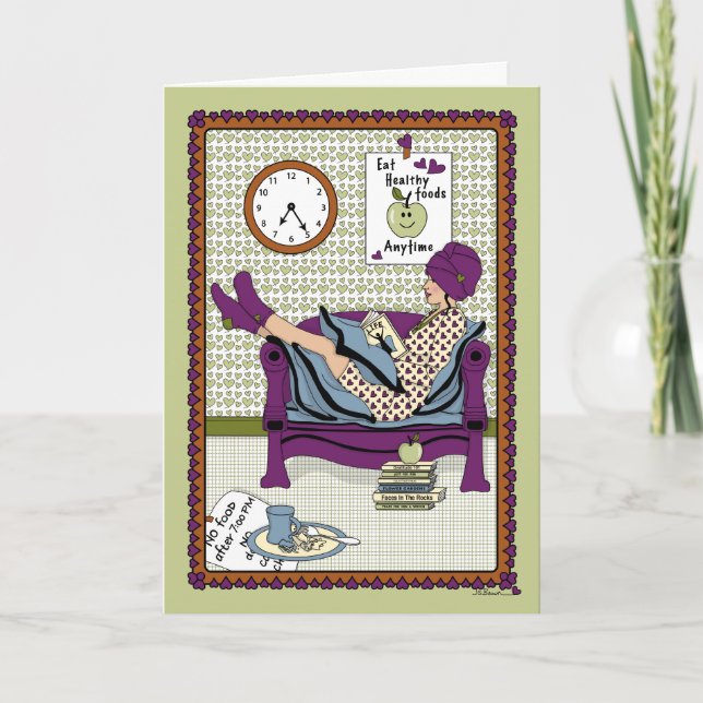 FÜTTRE DEINEN MIND_A_Gruß Karte (Vorderseite)