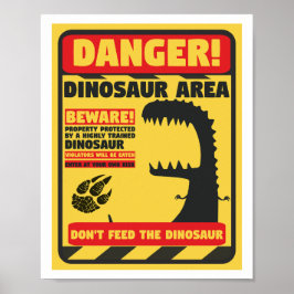 Füttre den Dinosaurier nicht Poster