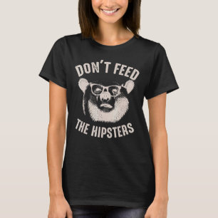 Füttre den Hipstern Niedliches Bärentier T-Shirt