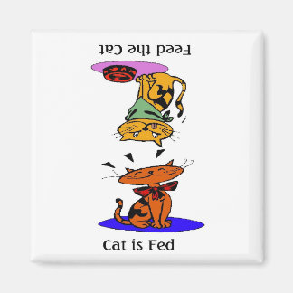 Füttre der Katze Magnet