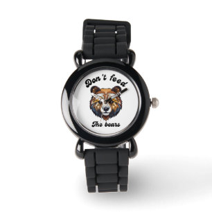 Füttre die Bären nicht! Armbanduhr