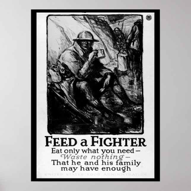 Füttre einen Kämpfer/iss nur das, was du_War-Image Poster (Vorne)