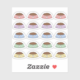 Füttre Hunde Erinnerung Pet Care Food Bowl Bujo Pl Aufkleber