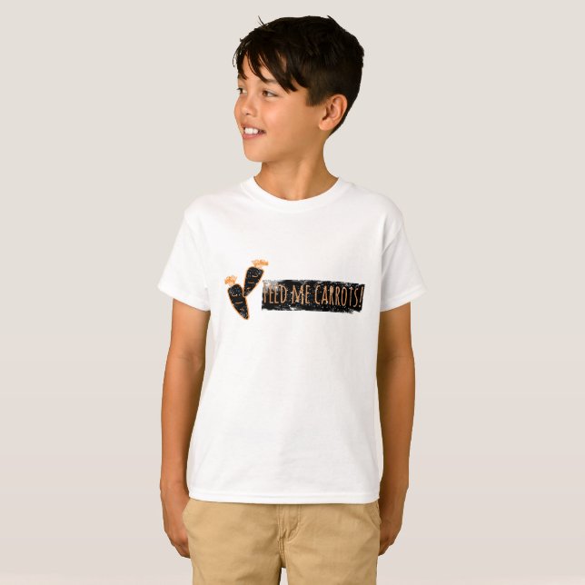 Füttre mir Carrots Stilvoller T - Shirt (Vorne ganz)