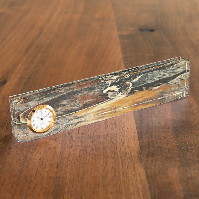 Füttre Zeit! Namensplakette (Seite)