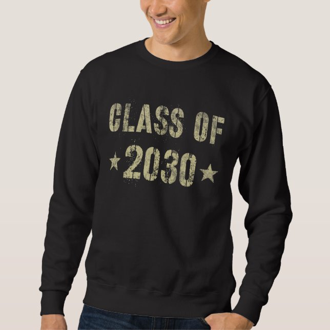 Future Abschluss Class of 2030 5t der Militärschul Sweatshirt (Vorderseite)