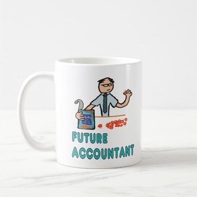 Future Accountant Kaffeetasse (Links)