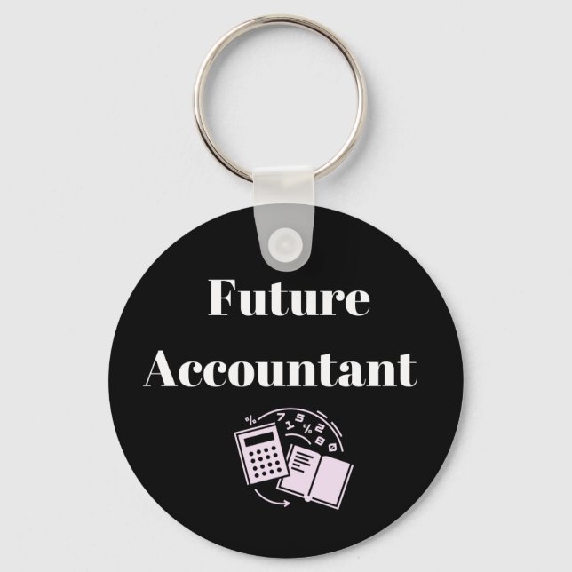 Future Accountant Schlüsselanhänger (Vorderseite)