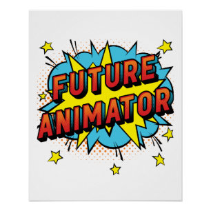 Future Animator Motion Graphics Poster