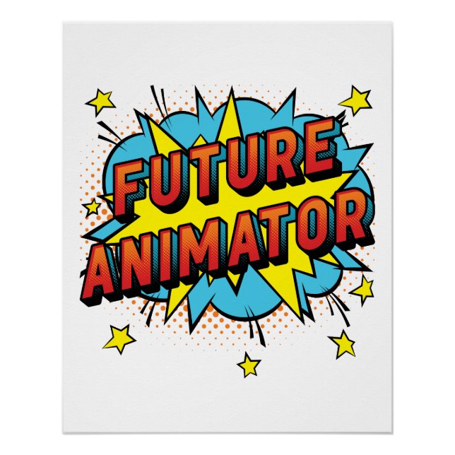 Future Animator Motion Graphics Poster (Vorderseite)