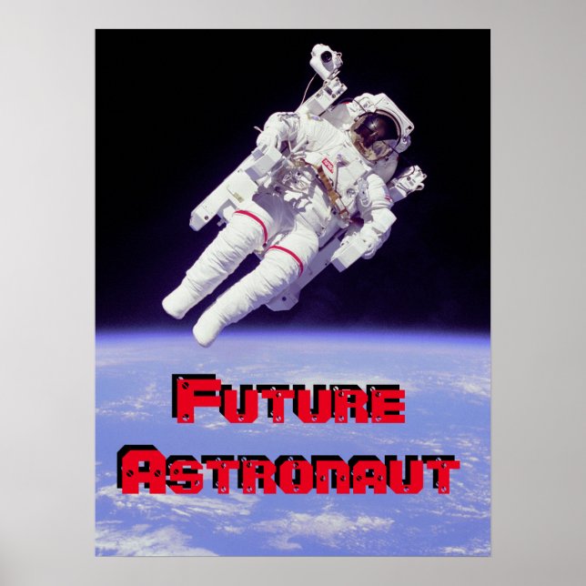 Future Astronaut Poster (Vorne)