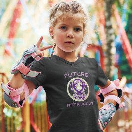 Future Astronaut STEM Girl Power Black Girl Space T-Shirt