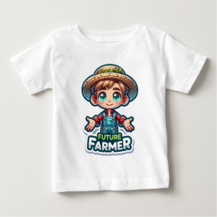 Future Bauer Kids T - Shirt - Niedlicher Cartoon D