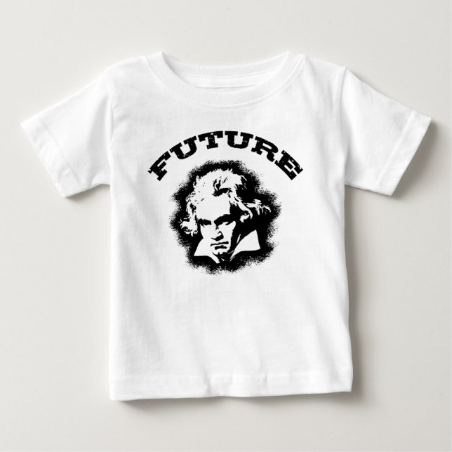 Future Beethoven Baby T-shirt (Vorderseite)