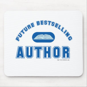 Future Bestelling Author Cheeky Writer Slogan Mousepad