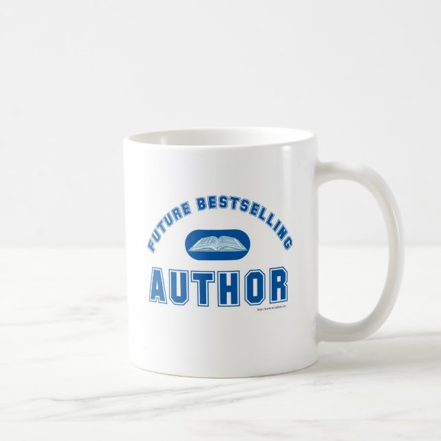 Future Bestseller Author Power Slogan Tasse (Rechts)