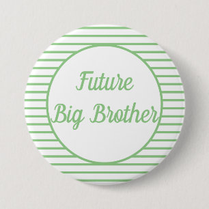 Future Big Brother Baby Showknopf Button