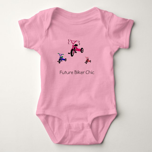 Future Biker Chic Baby Strampler (Vorderseite)