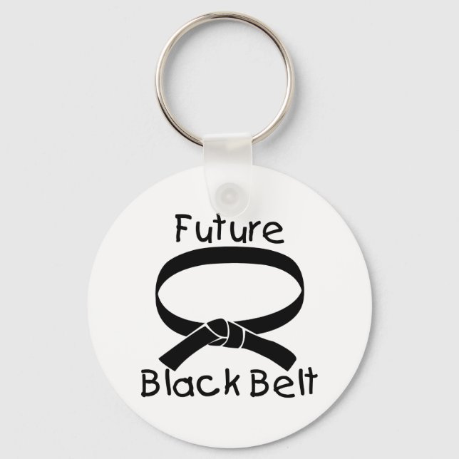 Future Black Belt Schlüsselanhänger (Vorderseite)